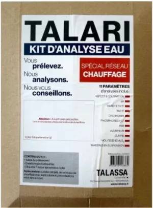 Kit analyse eau de chauffage